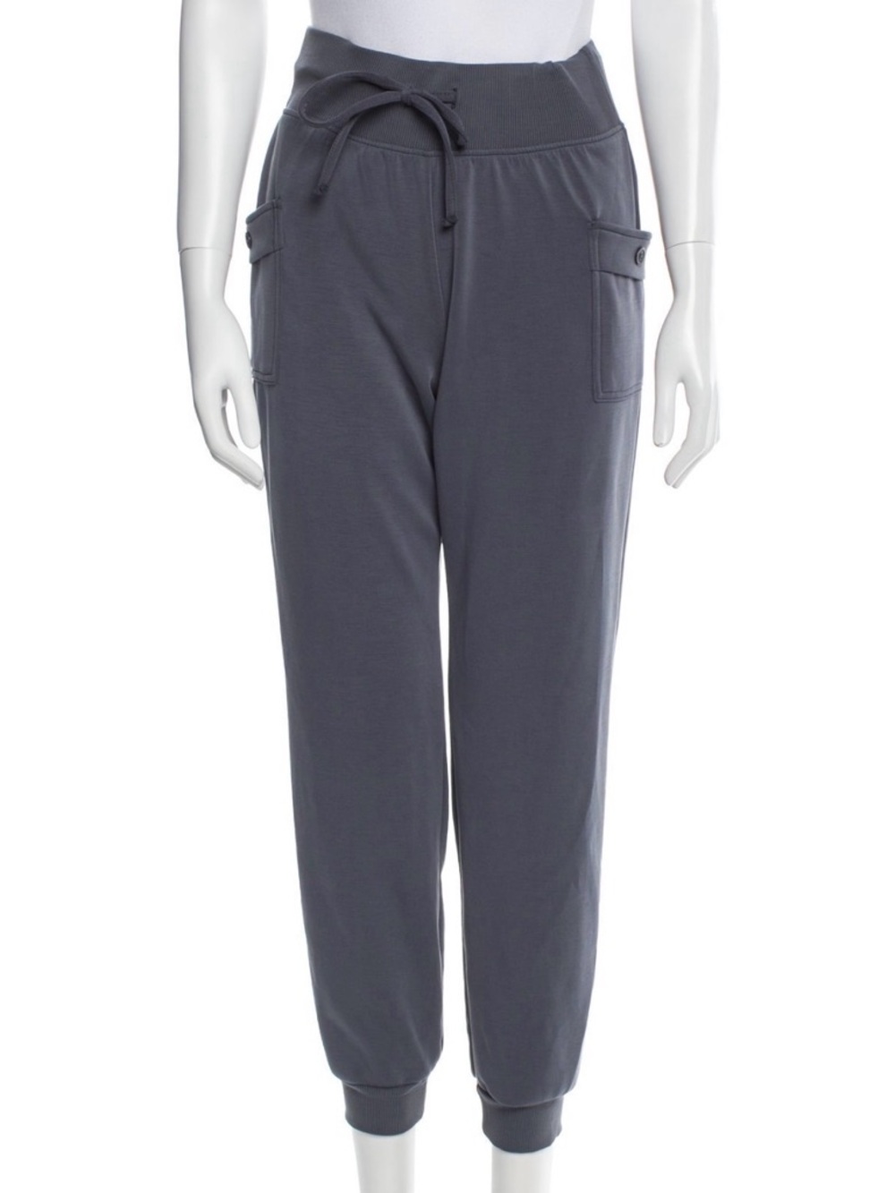 NWT Balmain Gray Drawstring Cargo Jogger Pants